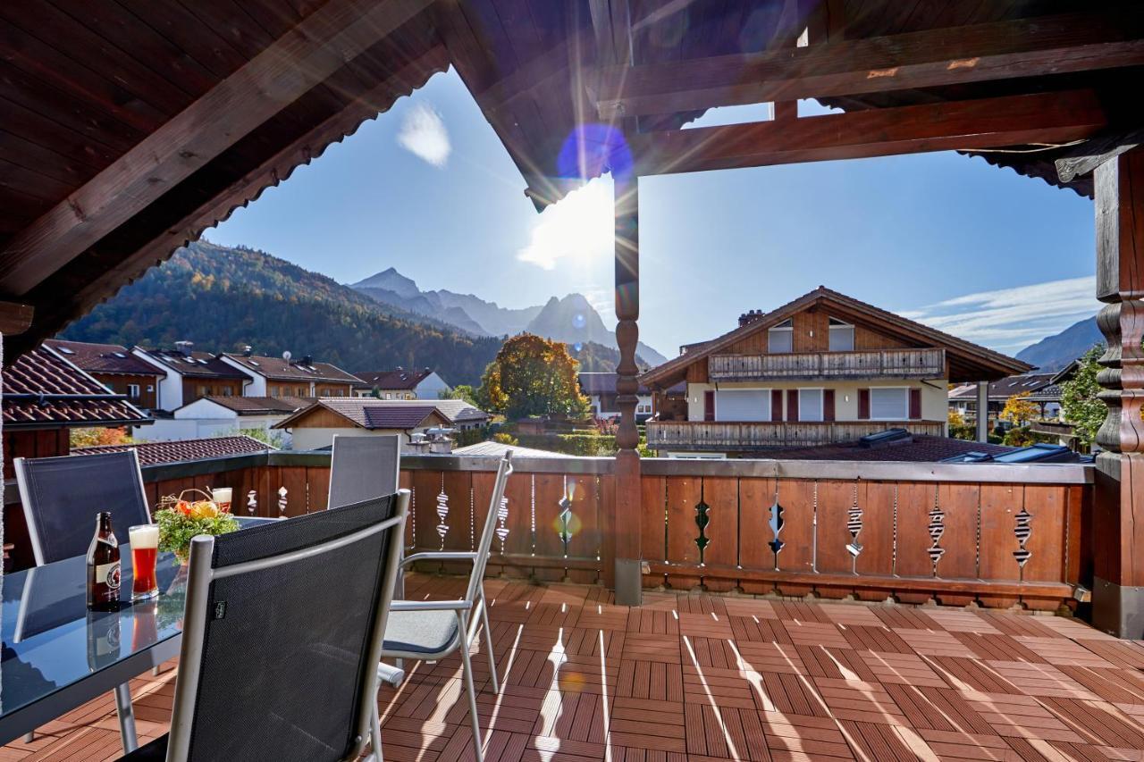 Ferienwohnung Anna Garmisch-Partenkirchen Dış mekan fotoğraf